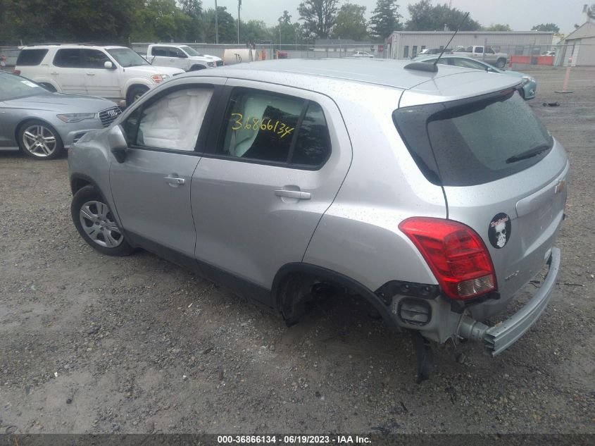 2018 CHEVROLET TRAX LS - KL7CJKSB9JB509107