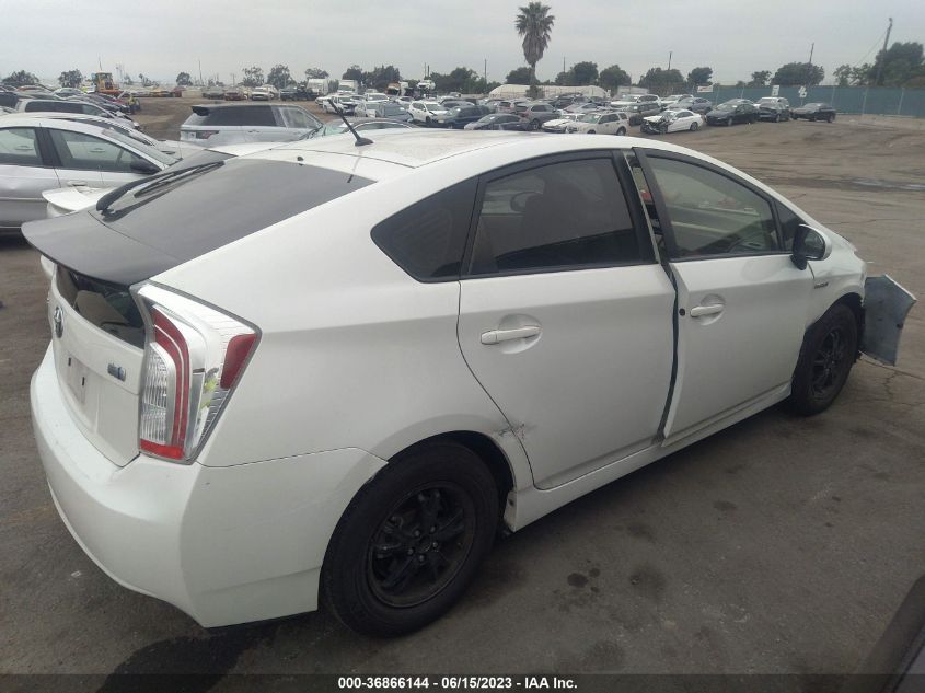 2015 TOYOTA PRIUS - JTDKN3DU2F2003732