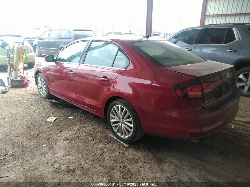 2016 VOLKSWAGEN JETTA SEDAN 1.8T SEL - 3VWL07AJ2GM357424