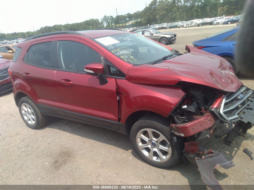 VIN MAJ6P1UL9JC219531 2018 FORD ECOSPORT SE