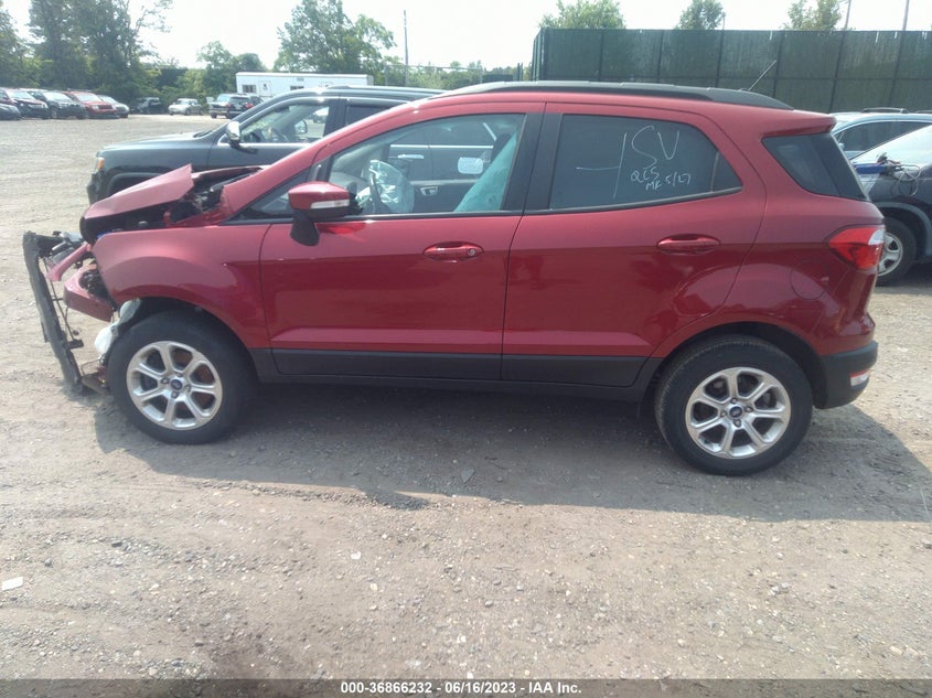 VIN MAJ6P1UL9JC219531 2018 FORD ECOSPORT SE
