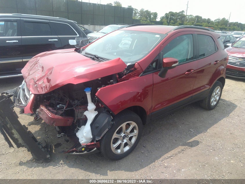 VIN MAJ6P1UL9JC219531 2018 FORD ECOSPORT SE