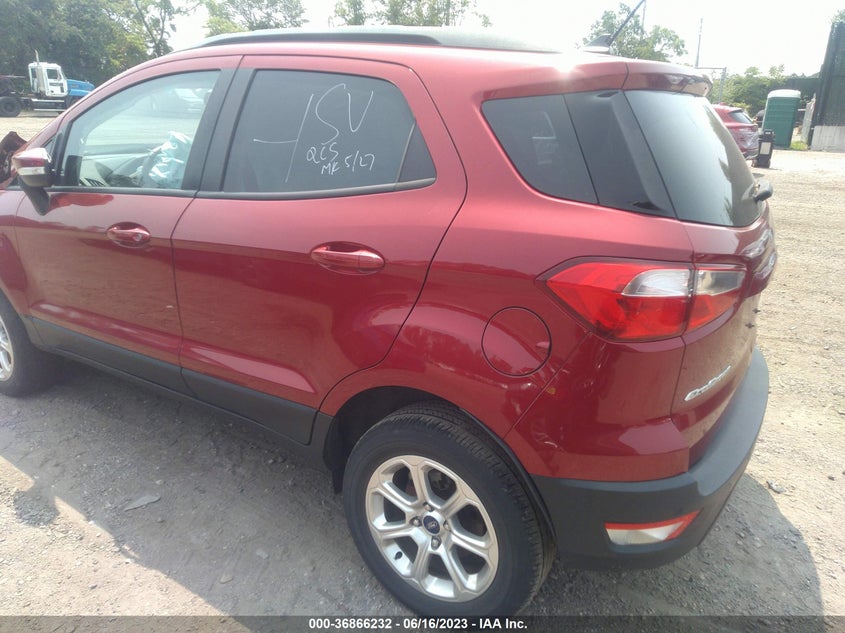 VIN MAJ6P1UL9JC219531 2018 FORD ECOSPORT SE