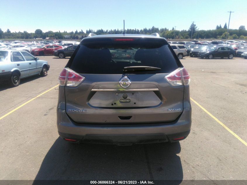 2016 NISSAN ROGUE SV/SL/S - KNMAT2MVXGP708108