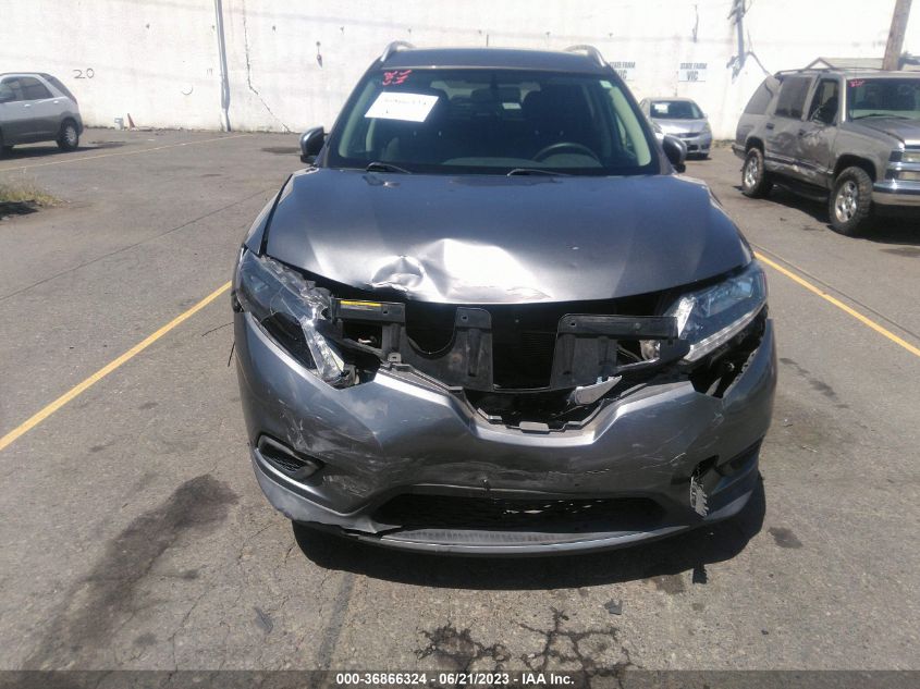 2016 NISSAN ROGUE SV/SL/S - KNMAT2MVXGP708108