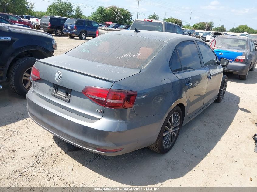 2016 VOLKSWAGEN JETTA SEDAN 1.8T SPORT - 3VWD17AJ5GM299858