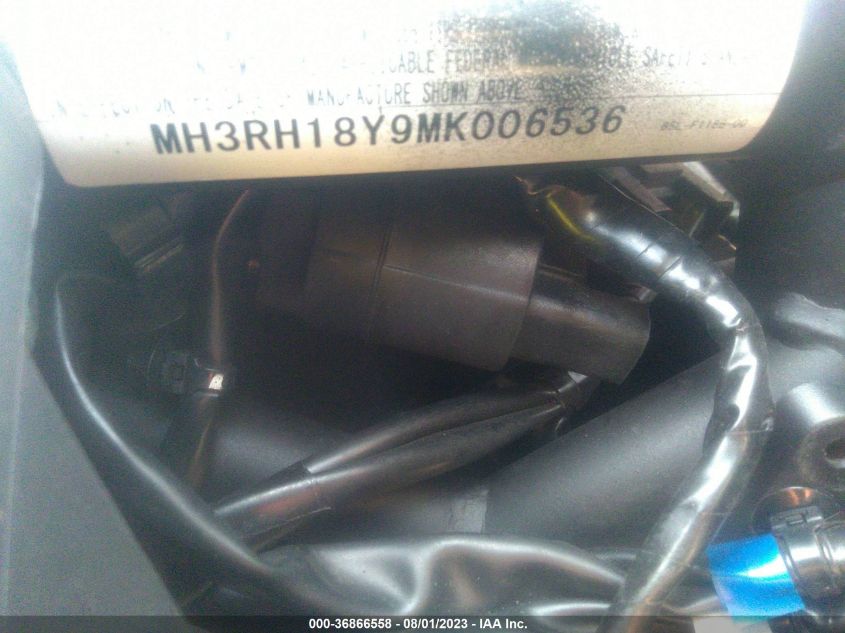 2021 YAMAHA YZFR3 A MH3RH18Y9MK006536