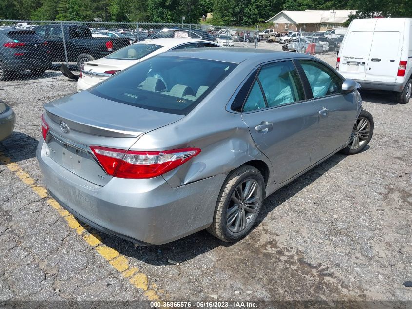 2016 TOYOTA CAMRY XLE/SE/LE/XSE - 4T1BF1FK0GU541294