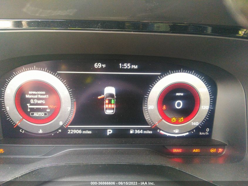 2022 NISSAN PATHFINDER PLATINUM - 5N1DR3DK6NC241180