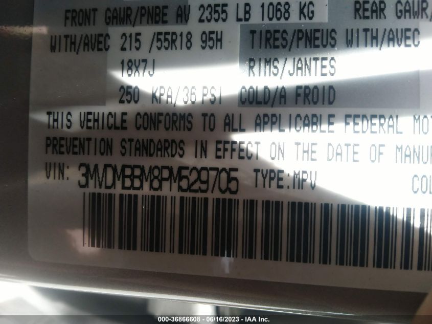 2023 MAZDA CX-30 2.5 S SELECT PACKAGE - 3MVDMBBM8PM529705
