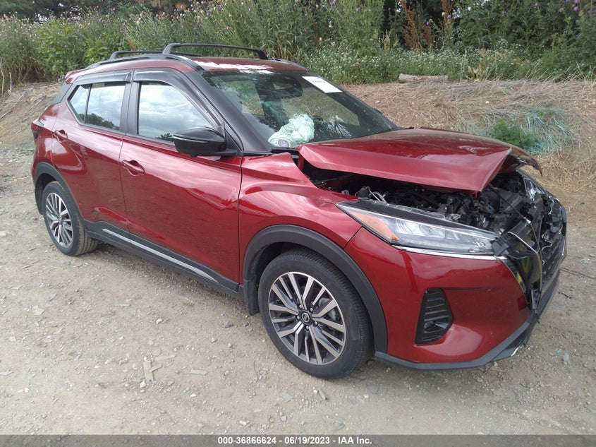 VIN 3N1CP5DV6ML489348 2021 NISSAN KICKS SR