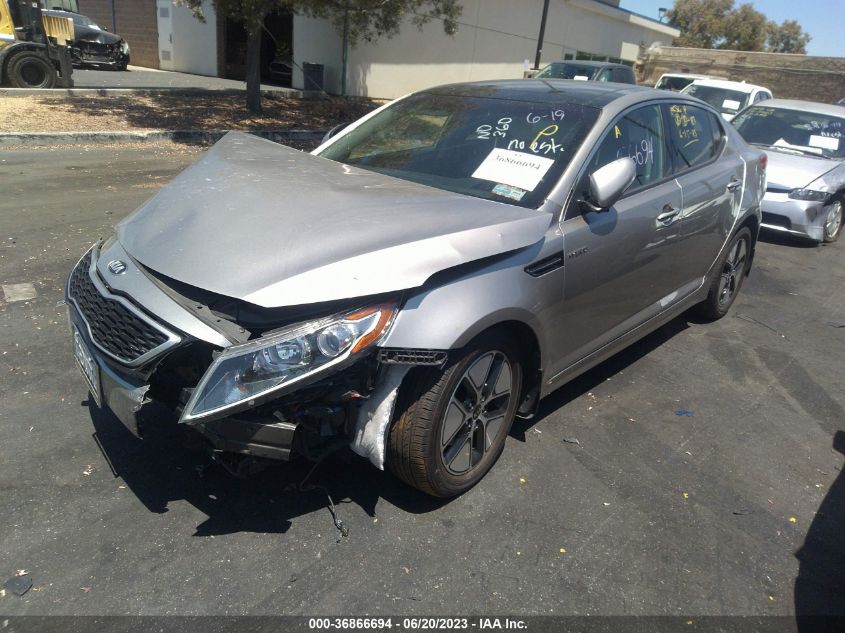 2013 KIA OPTIMA HYBRID EX - KNAGM4AD3D5062266