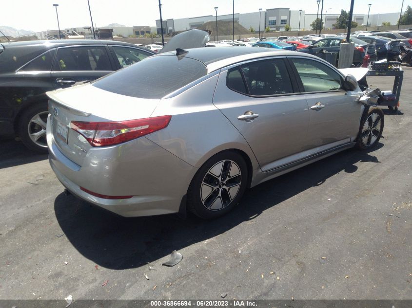 2013 KIA OPTIMA HYBRID EX - KNAGM4AD3D5062266