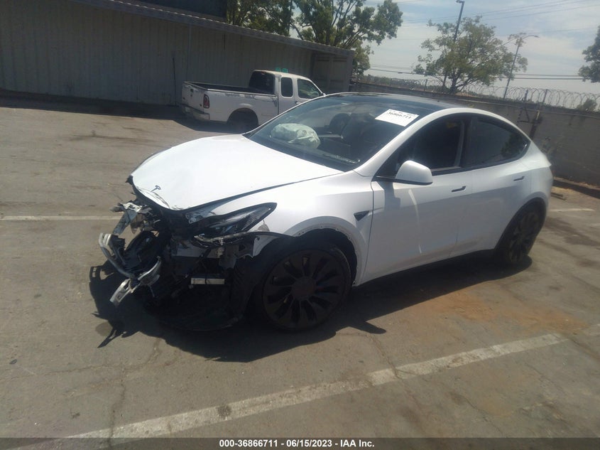 VIN 7SAYGDEFXNF451113 2022 TESLA MODEL Y PERFORMANCE