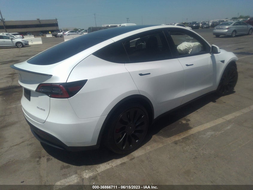VIN 7SAYGDEFXNF451113 2022 TESLA MODEL Y PERFORMANCE