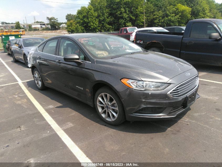 2017 FORD FUSION HYBRID SE - 3FA6P0LUXHR245619