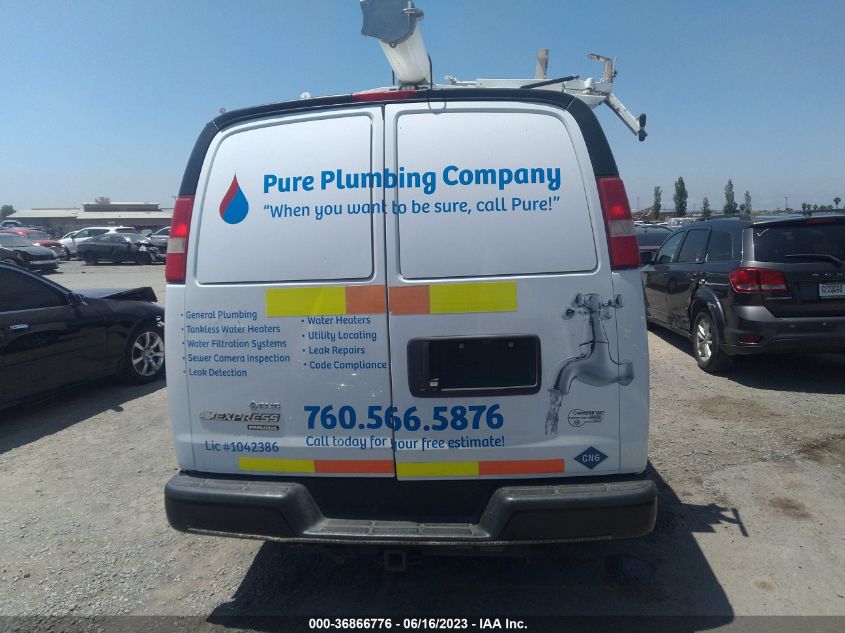 2013 CHEVROLET EXPRESS CARGO VAN - 1GCWGFCB3D1902633
