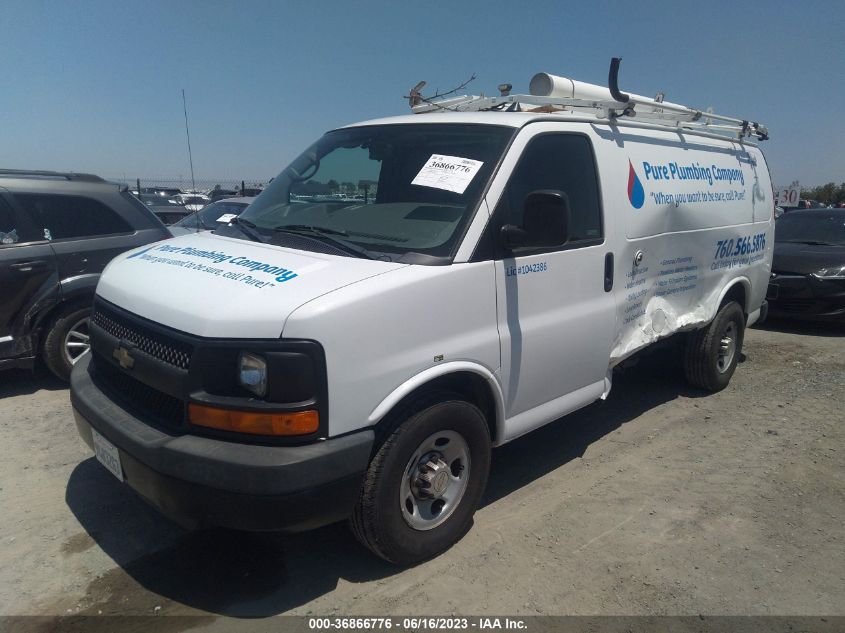 2013 CHEVROLET EXPRESS CARGO VAN - 1GCWGFCB3D1902633