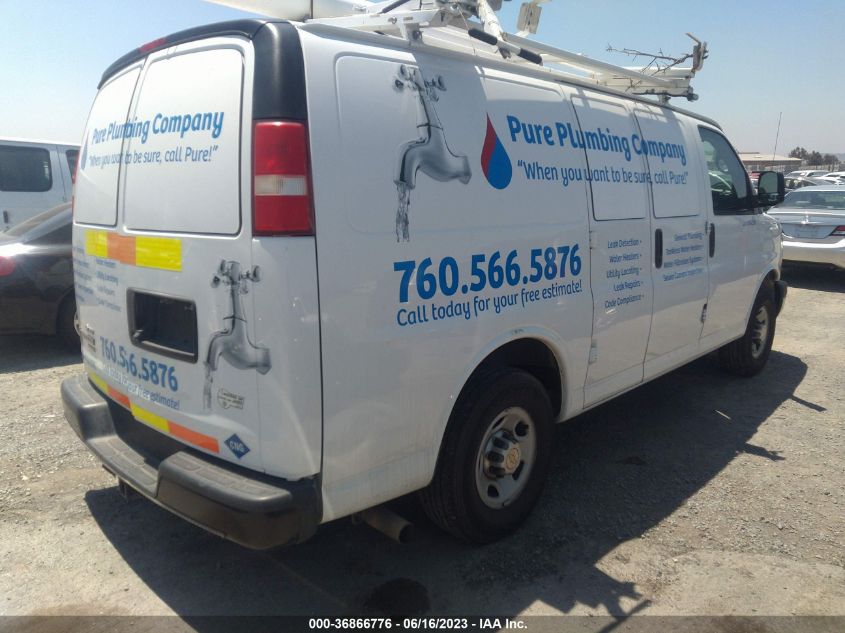 2013 CHEVROLET EXPRESS CARGO VAN - 1GCWGFCB3D1902633