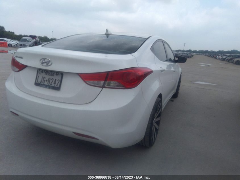 2013 HYUNDAI ELANTRA GLS - 5NPDH4AEXDH307423