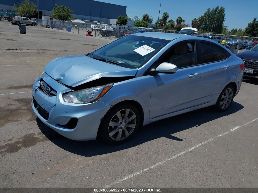 2013 HYUNDAI ACCENT GLS - KMHCU4AE9DU412186