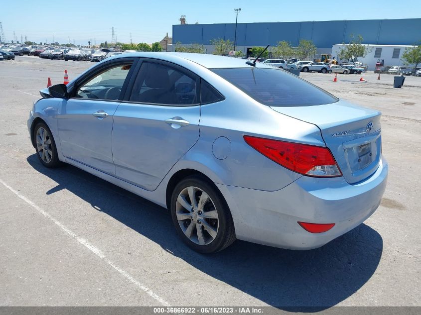 2013 HYUNDAI ACCENT GLS - KMHCU4AE9DU412186