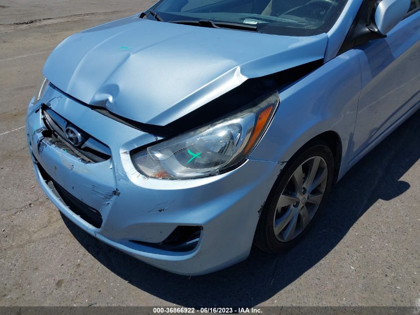 2013 HYUNDAI ACCENT GLS - KMHCU4AE9DU412186
