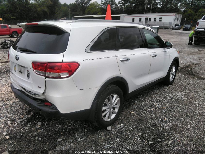 2016 KIA SORENTO LX - 5XYPG4A38GG016784