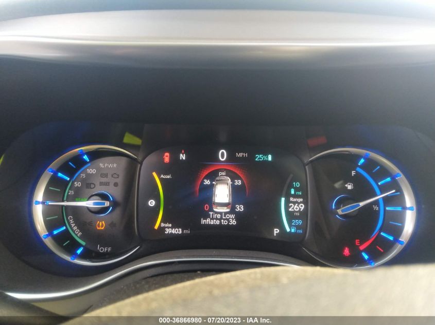 2020 CHRYSLER PACIFICA HYBRID LIMITED - 2C4RC1N77LR263347