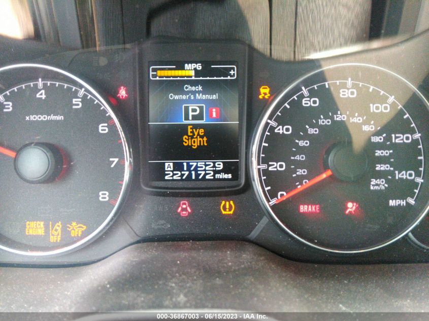 2013 SUBARU OUTBACK 2.5I LIMITED - 4S4BRBPC4D3244499