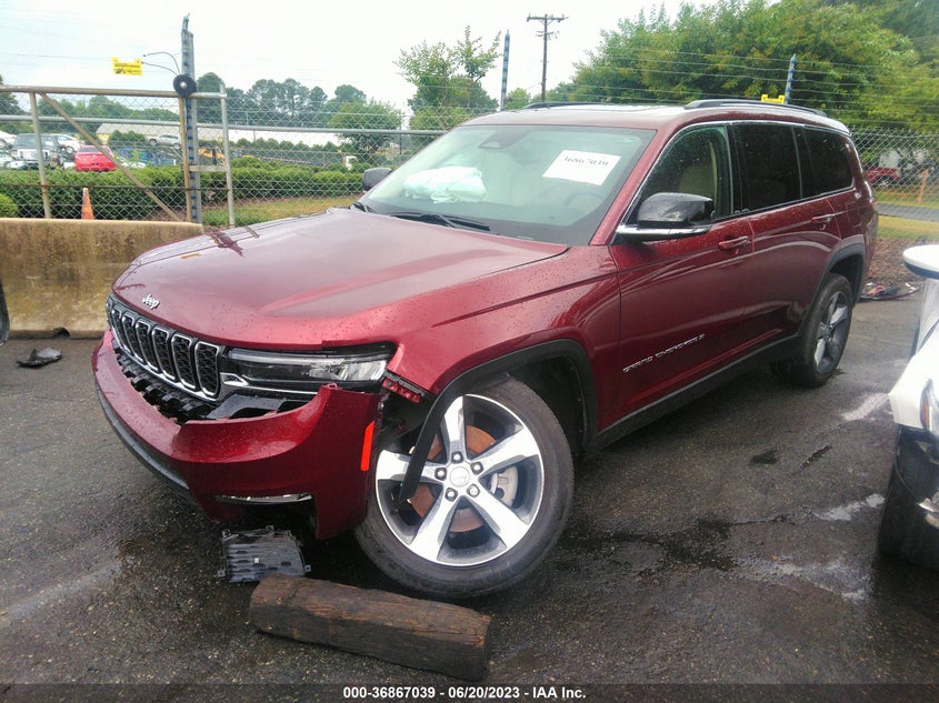 VIN 1C4RJKBG7M8198531 2021 JEEP GRAND CHEROKEE L LIMITED