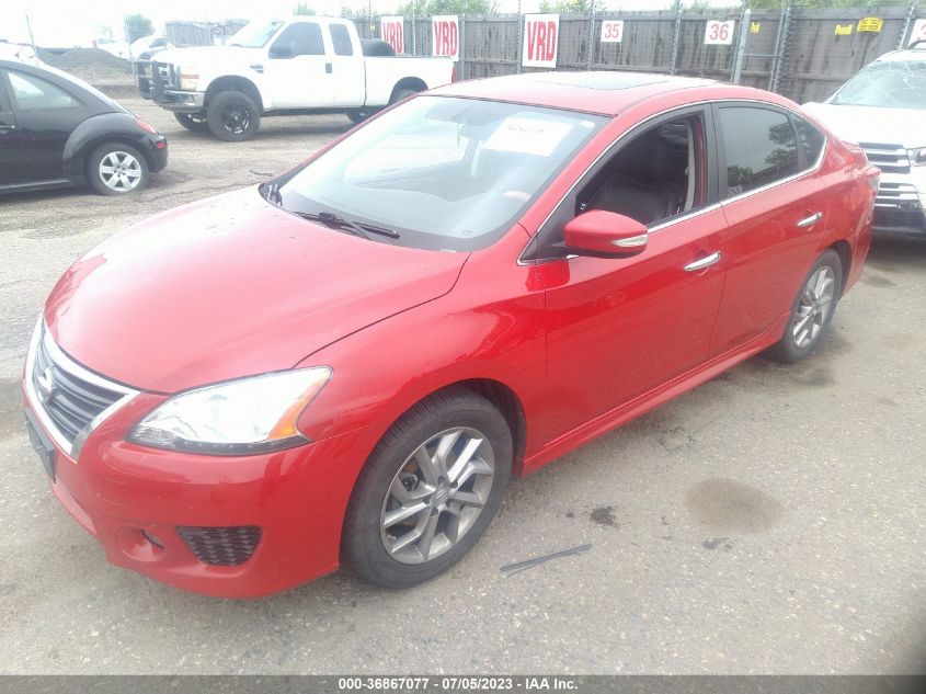 2015 NISSAN SENTRA SR - 3N1AB7AP9FY378628