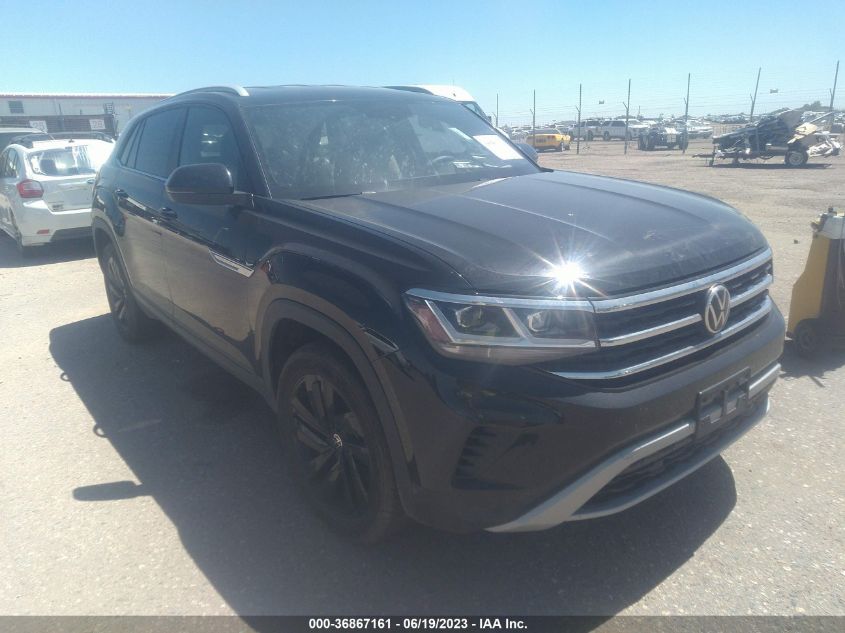 2022 VOLKSWAGEN ATLAS CROSS SPORT 3.6L V6 SE W/TECHNOLOGY - 1V2HE2CA2NC223228