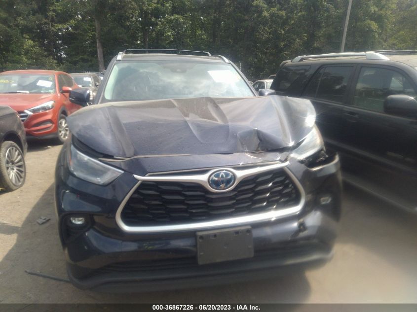 2021 TOYOTA HIGHLANDER HYBRID XLE - 5TDGBRCH8MS515071