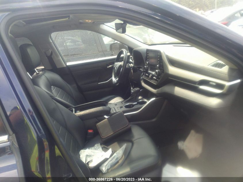 2021 TOYOTA HIGHLANDER HYBRID XLE - 5TDGBRCH8MS515071