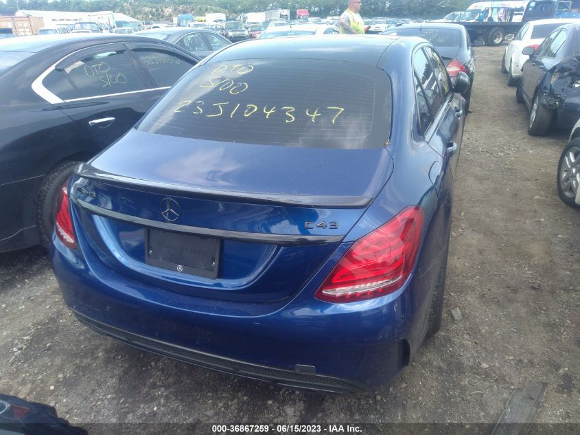 2017 MERCEDES-BENZ C-CLASS AMG C 43 - 55SWF6EB0HU187029