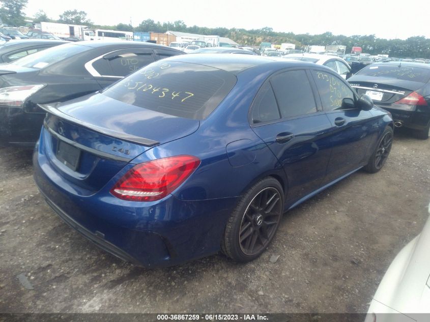 2017 MERCEDES-BENZ C-CLASS AMG C 43 - 55SWF6EB0HU187029