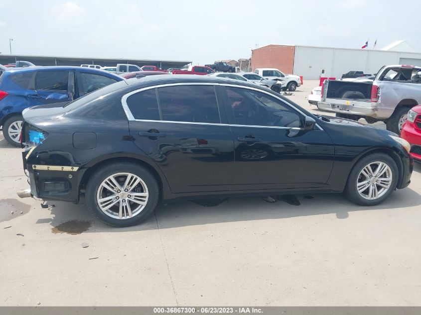 2013 INFINITI G37X - JN1CV6AR3DM754607