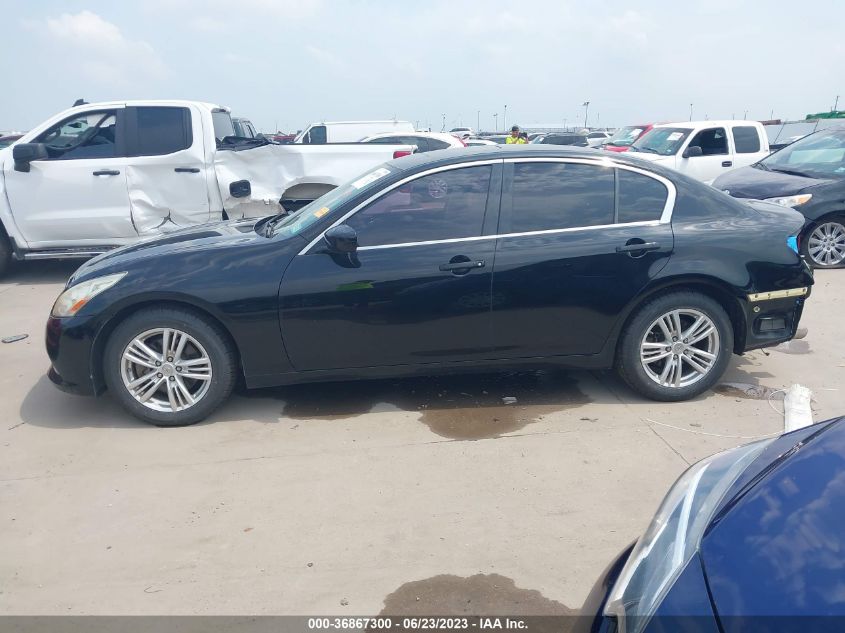 2013 INFINITI G37X - JN1CV6AR3DM754607