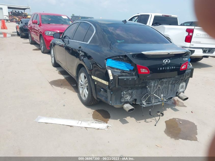 2013 INFINITI G37X - JN1CV6AR3DM754607