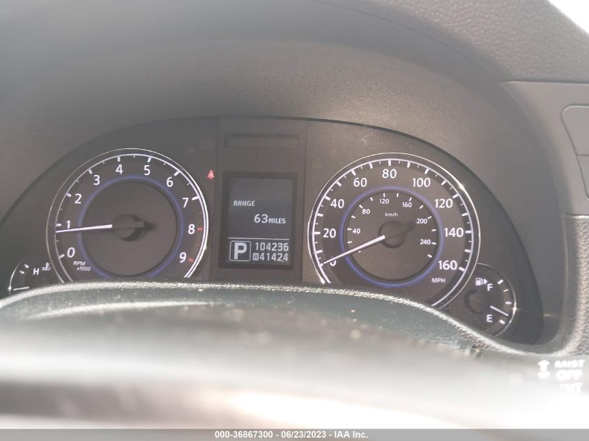 2013 INFINITI G37X - JN1CV6AR3DM754607