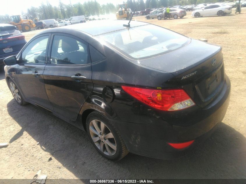 2013 HYUNDAI ACCENT GLS - KMHCU4AE8DU324312