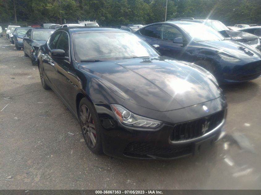 2016 MASERATI GHIBLI S Q4 - ZAM57RTA1G1191504