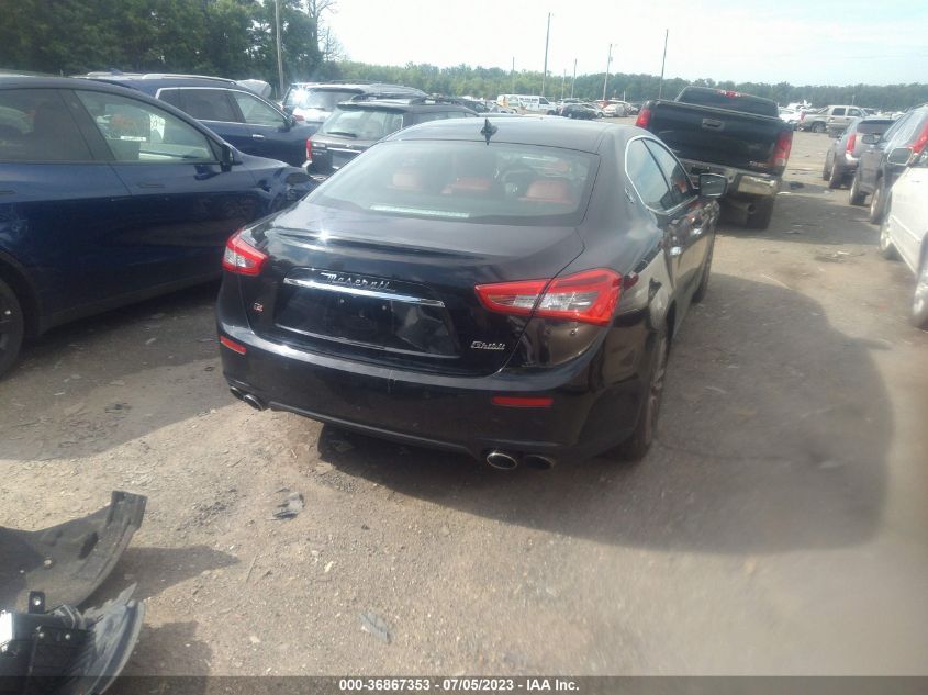 2016 MASERATI GHIBLI S Q4 ZAM57RTA1G1191504
