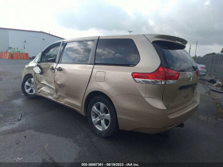 2013 TOYOTA SIENNA L - 5TDZK3DC1DS294566