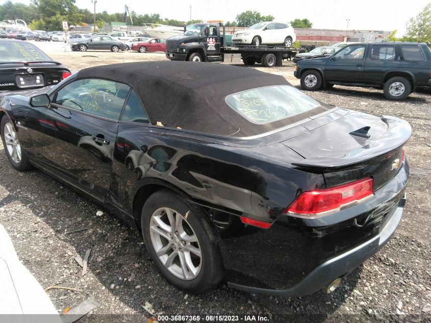 2014 CHEVROLET CAMARO LT - 2G1FB3D33E9127471