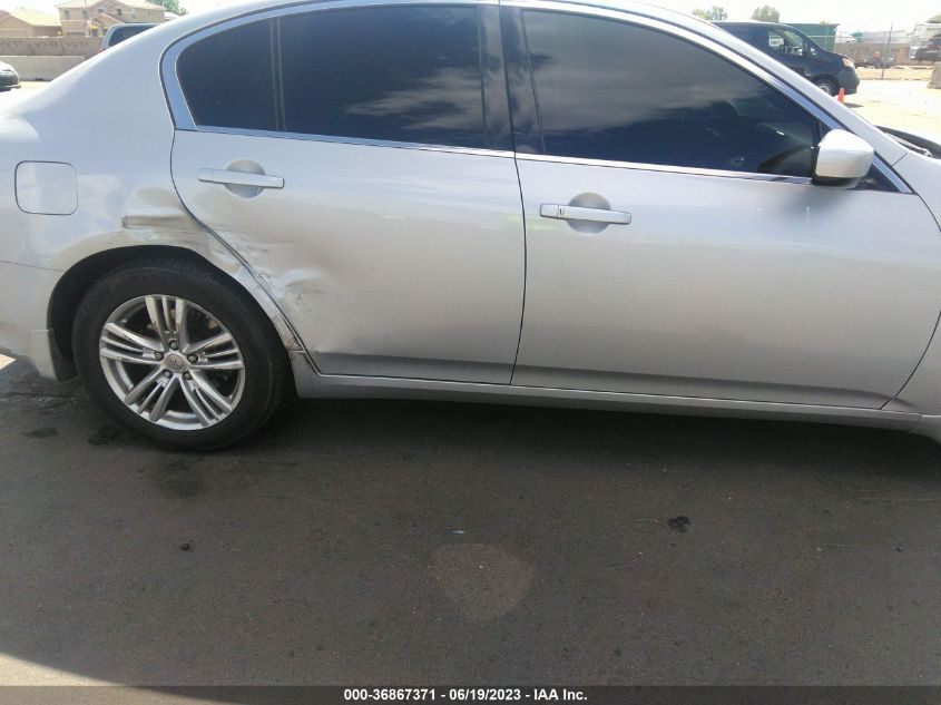 2013 INFINITI G37X JN1CV6ARXDM769704