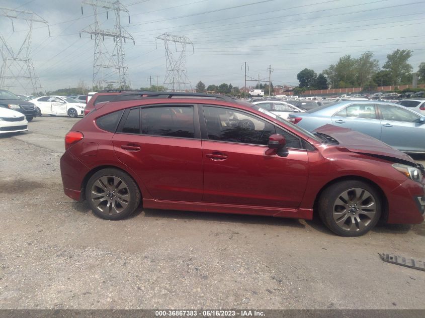 2016 SUBARU IMPREZA WAGON 2.0I SPORT LIMITED - JF1GPAU69G8221726