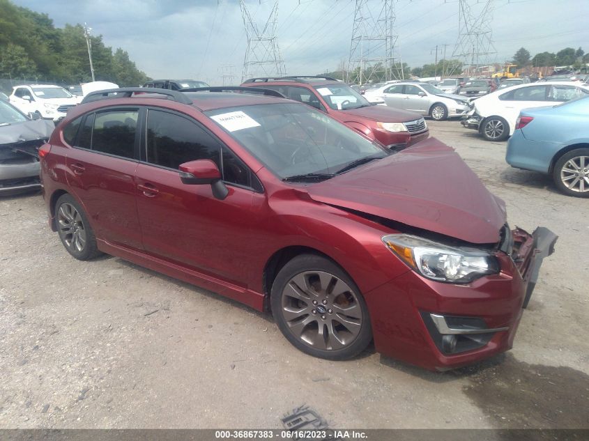 2016 SUBARU IMPREZA WAGON 2.0I SPORT LIMITED - JF1GPAU69G8221726