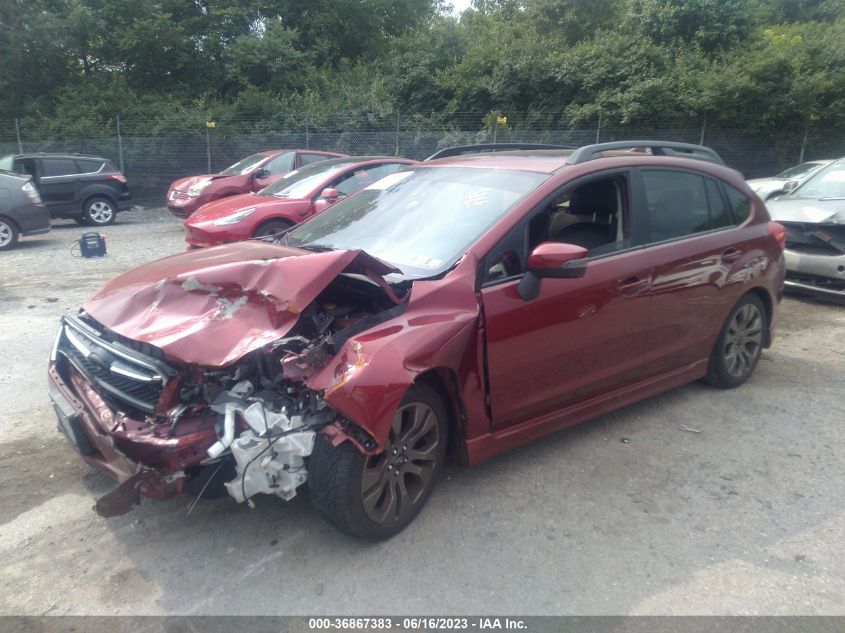 2016 SUBARU IMPREZA WAGON 2.0I SPORT LIMITED - JF1GPAU69G8221726